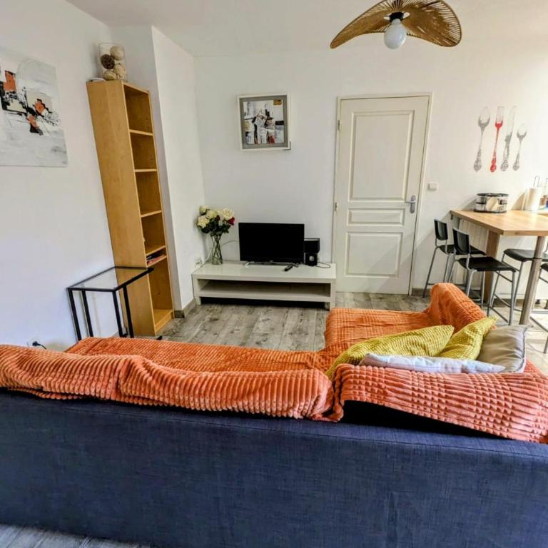F2 garage box WiFi terasse clim Gare Fac Eco Richter - Apartment mit 1 Schlafzimmer - 3