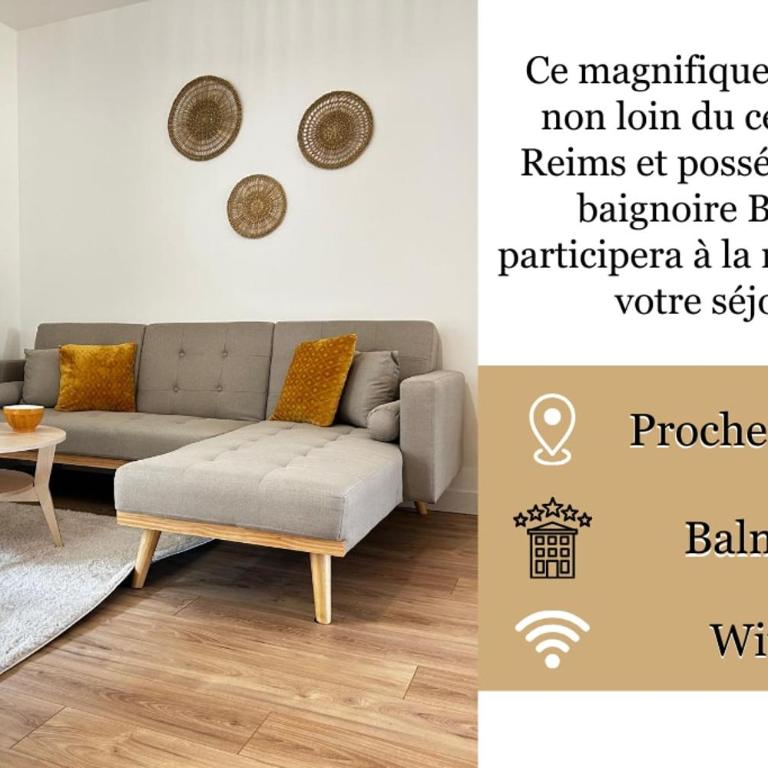 Le nid de la basilique T3 avec balnéo - Appartamento con 2 Camere da Letto - 12