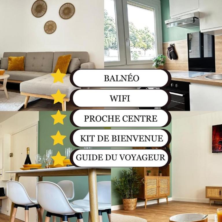 Le nid de la basilique T3 avec balnéo - Appartamento con 2 Camere da Letto - 19