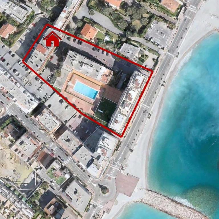 Appartement Vue mer avec Piscine et Parking Privé - Appartement 1 Chambre - 3