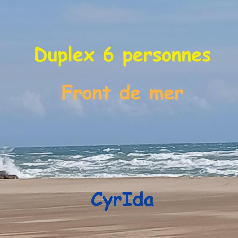 Duplex 6 personnes Pleine vue mer 10 m de la plage Wifi - CYRIDA - Appartement 3 Chambres - 9