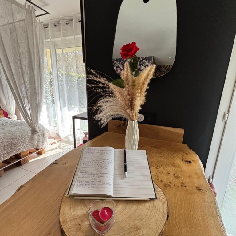 Romantisme et glamour 2 avec spa , clim et jardin - Appartamento con 1 Camera da Letto - 12