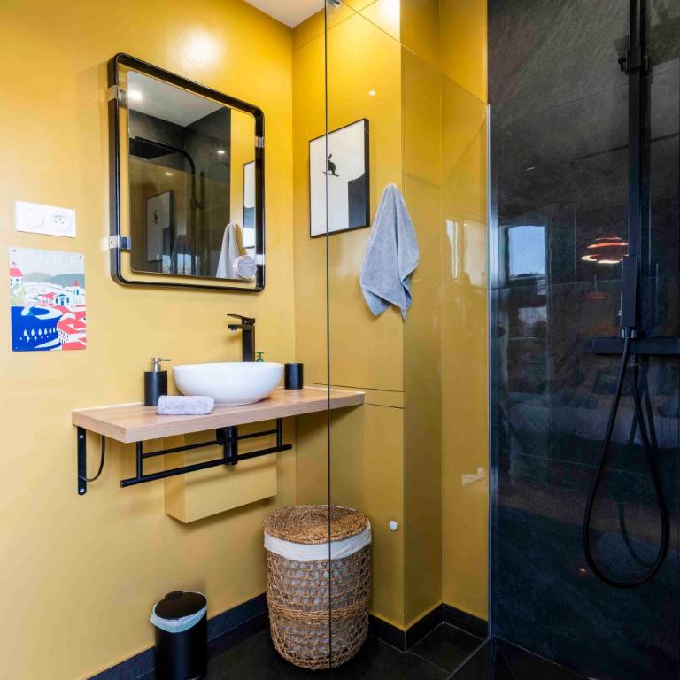 2 chambres, balcons, vue imprenable, climatisation - PALACE BLEU - Appartement 2 Chambres avec Balcon - 14