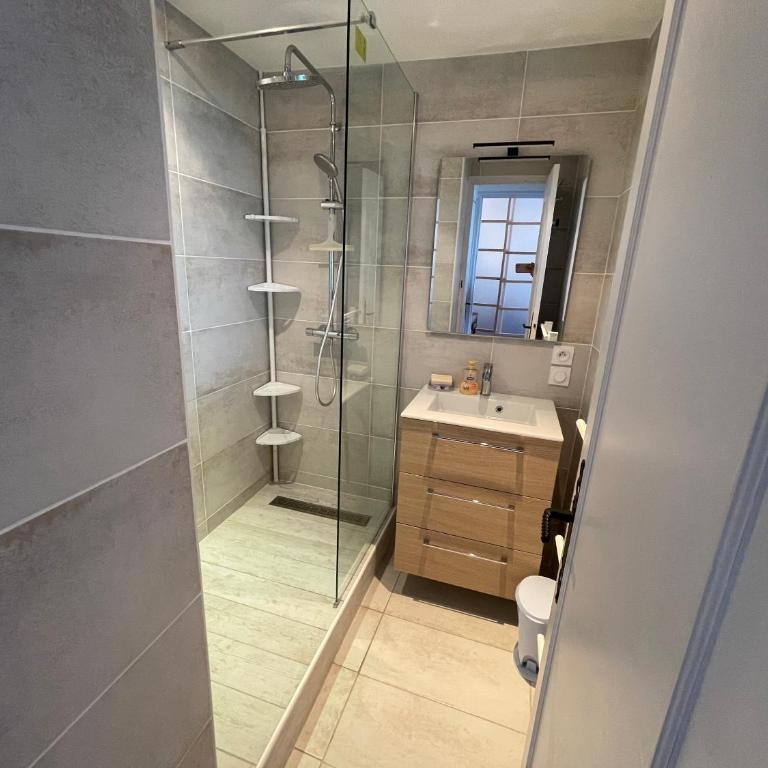 Au cœur du port de Saint-Mandrier, piscine, tennis, charme et confort - Apartment mit 1 Schlafzimmer - 9