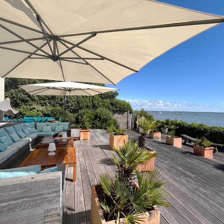 Villa front Bassin, accès plage privée, piscine - Villa - Vue sur Mer - 17