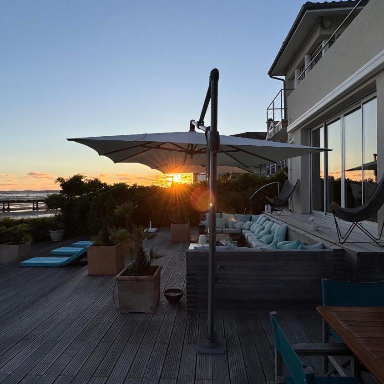 Villa front Bassin, accès plage privée, piscine - Villa - Vue sur Mer - 78