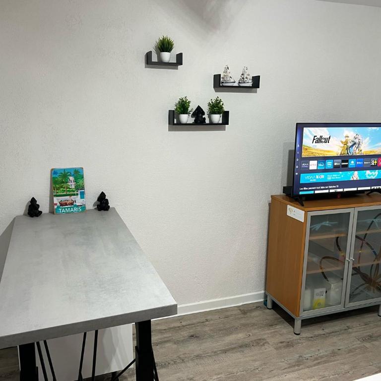 Charmant studio calme bord de mer Wifi-NESPRESSO-DRAPS-LINGE DE BAIN - Studio - 23