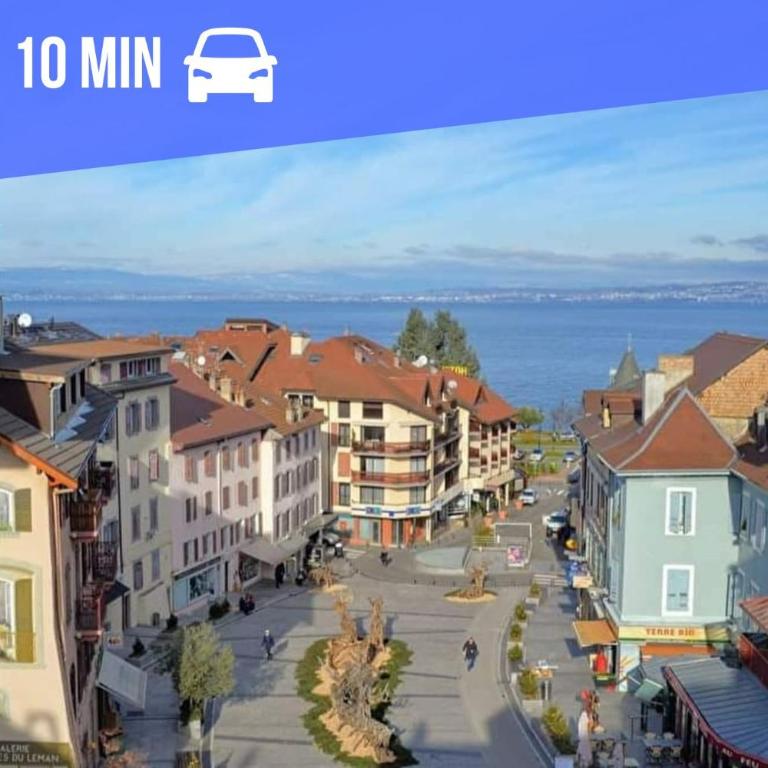 Studio lumineux avec grande terrasse et vue lac, Parking privé - Appartement-Studio avec 1 Lit Double - 21