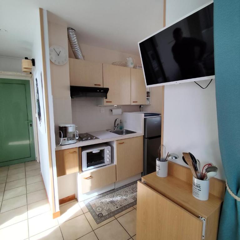 Appartement face mer terrasse couverte parking - Apartment mit 1 Schlafzimmer und Aussicht - 11
