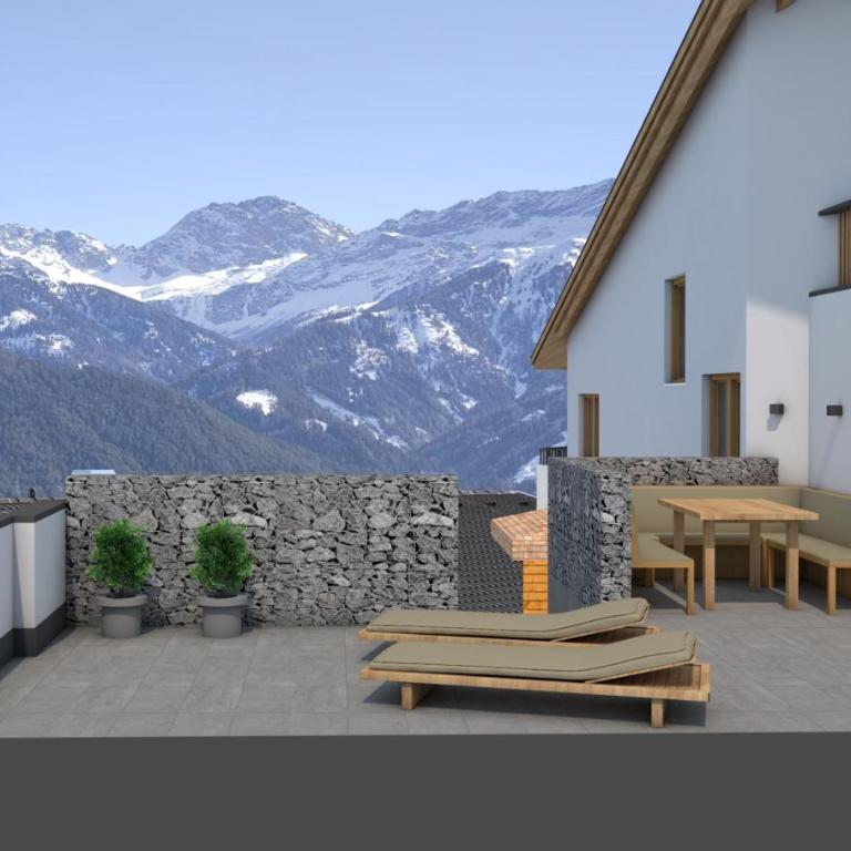 Aparthotel Fernblick - Appartement 3 Chambres avec Vue sur la Montagne - 10