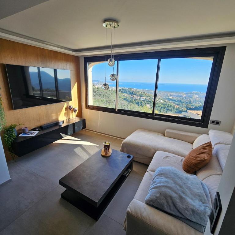 modern panoramic sea view apartment near Cannes - Mandelieu - Apartment mit 1 Schlafzimmer - 6