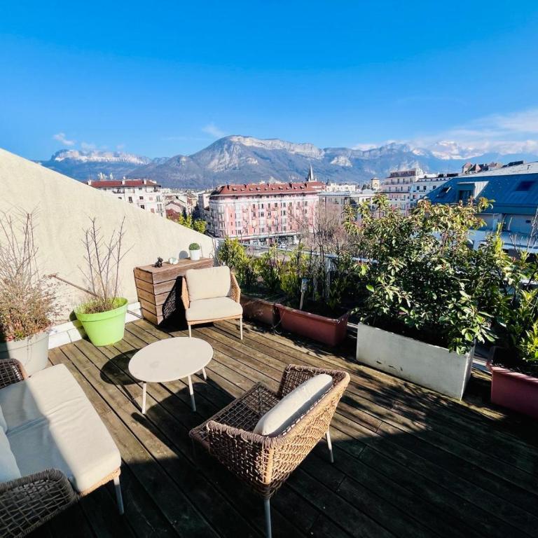 Le photographe- Appt de standing entre gare et lac - Apartamento de 2 dormitorios con vistas a la montaña - 25