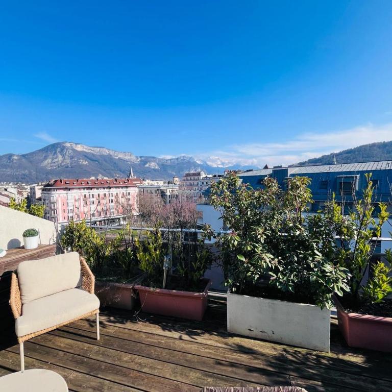 Le photographe- Appt de standing entre gare et lac - Apartamento de 2 dormitorios con vistas a la montaña - 27