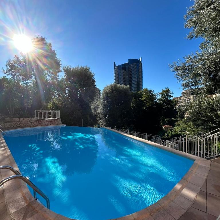 Studio de LUXE Portes de Monaco - Vue MER - Piscine - Wifi - Monolocale con Vista Mare - 64