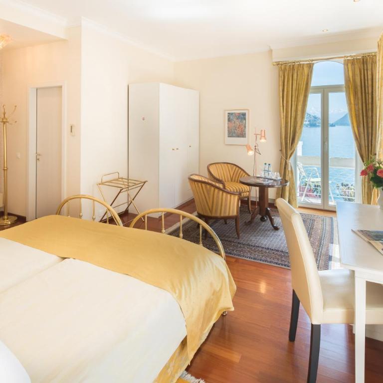 Best Western Hotel Bellevue au Lac - Camera Deluxe Doppia con Letti Singoli con Vista Lago - 1