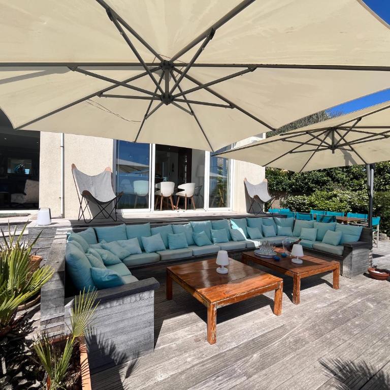 Villa front Bassin, accès plage privée, piscine - Villa - Vue sur Mer - 70
