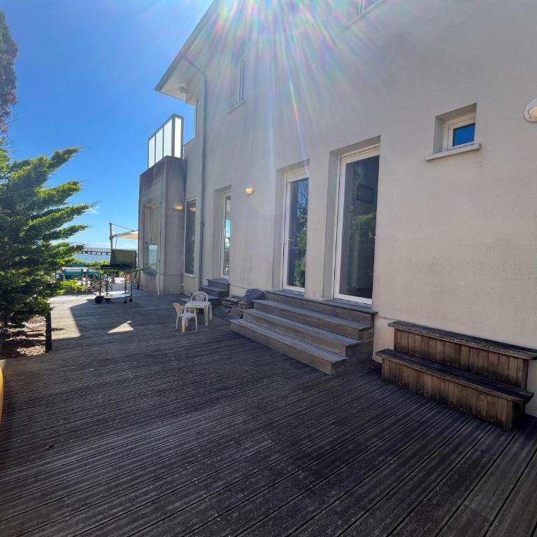 Villa front Bassin, accès plage privée, piscine - Villa - Vue sur Mer - 57