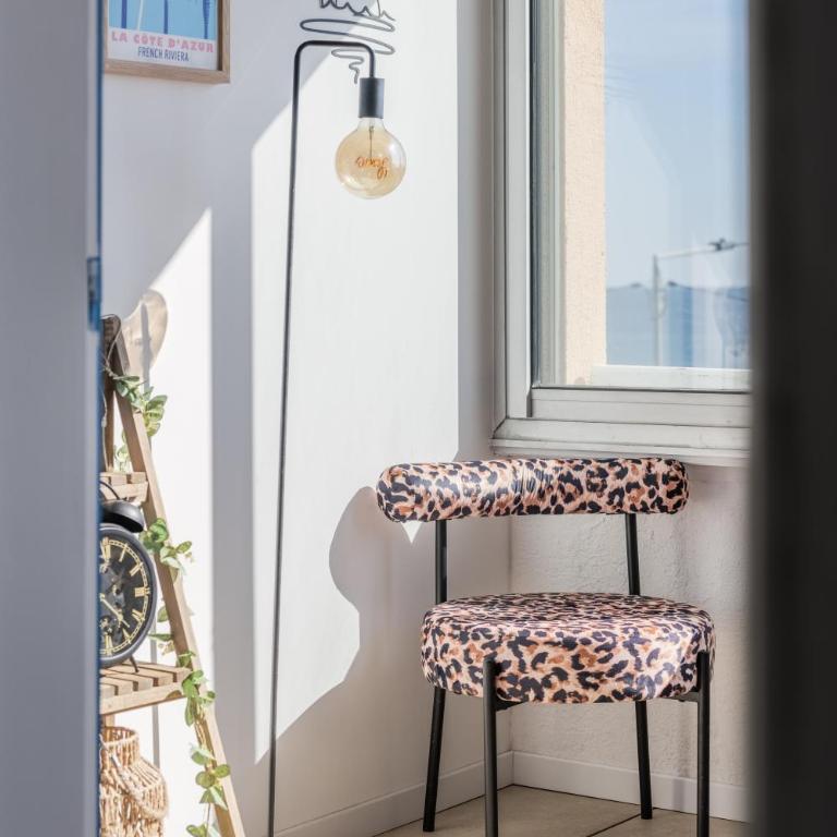 Appart le Grand Bleu Saint Aygulf - Apartment mit 2 Schlafzimmern, einem Balkon und Meerblick - 13