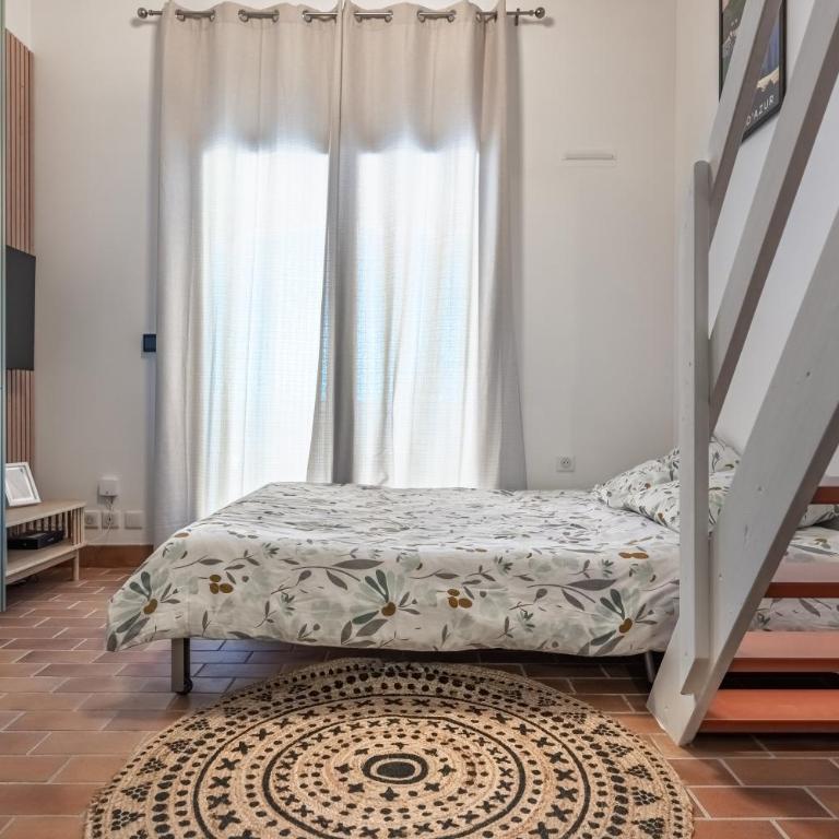 Appart le Grand Bleu Saint Aygulf - Apartment mit 2 Schlafzimmern, einem Balkon und Meerblick - 9
