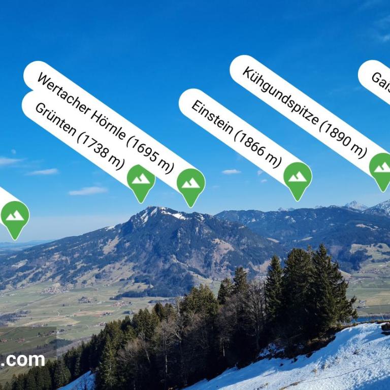 Ferienwohnung Grüntenausblick Bergblick & 2 Balkone im Allgäu - Apartment mit 1 Schlafzimmer, Balkon und Bergblick - 33