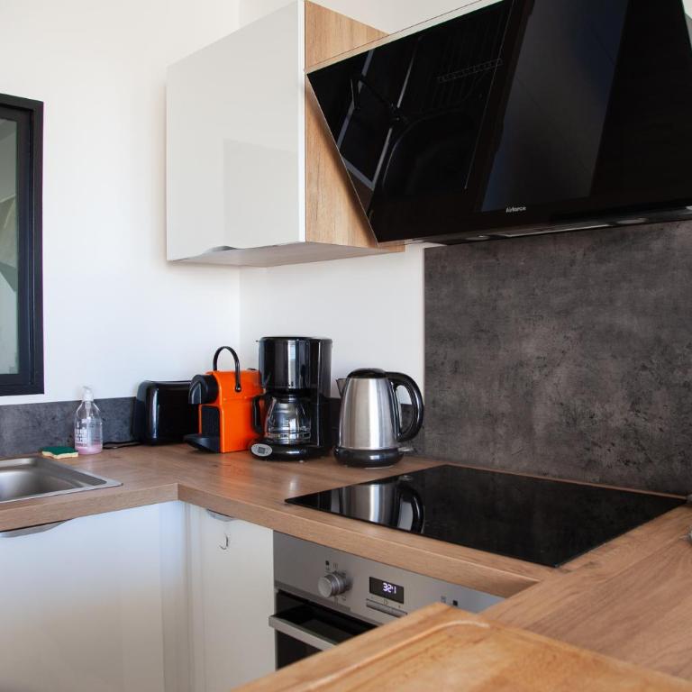 Vue mer Terrasse Parking - Apartment mit 2 Schlafzimmern - 14