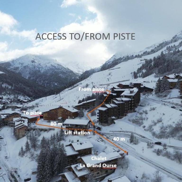 Chalet La Grande Ourse Meribel 135 m2 apartment near pistes - Appartement 3 Chambres - 24