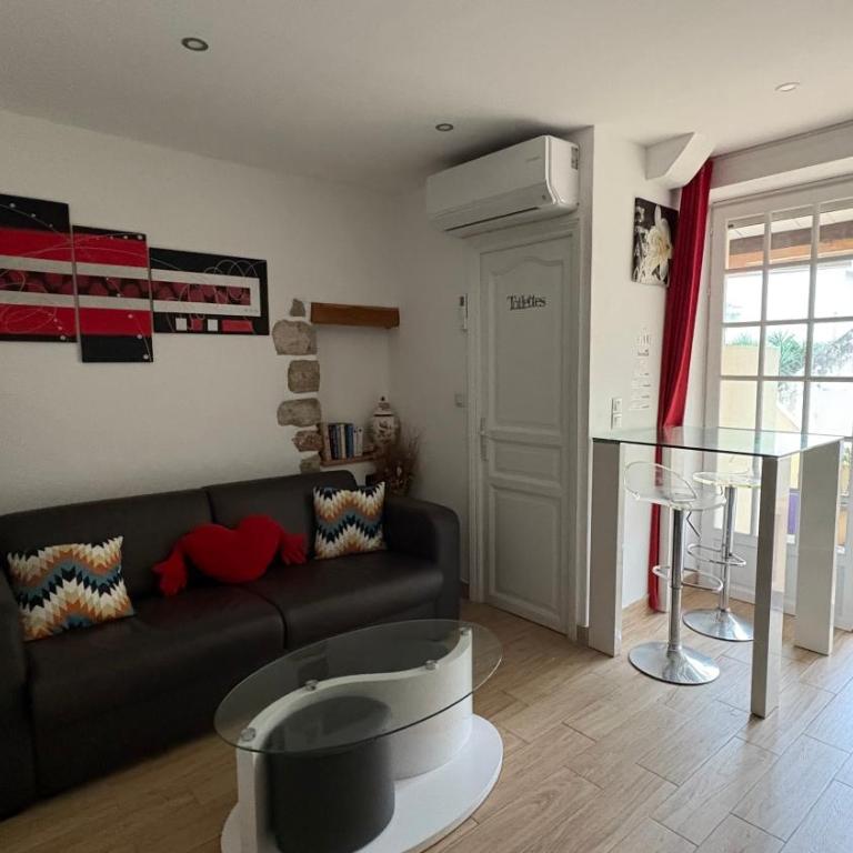 Goeland 1, classé 3, climatisé, wifi, terrasse , 150 m de la plage - Appartement 1 Chambre - 12