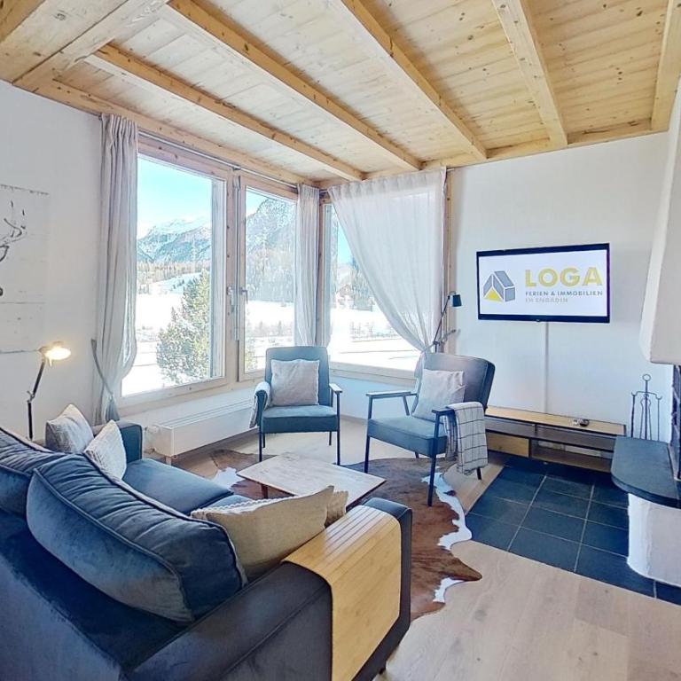 Abitaziun Prünella - La Punt Chamues-ch - Apartment mit Blick auf die Berge - 2