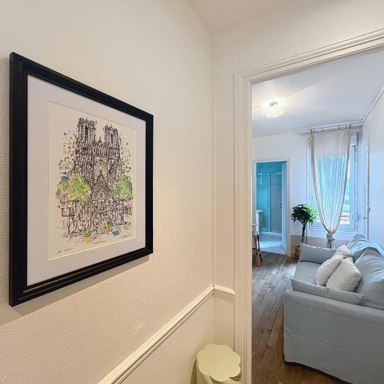 Vesle - Appartement - Centre - 2 chambres- Animaux OK - Reims - Two-Bedroom Apartment - 15