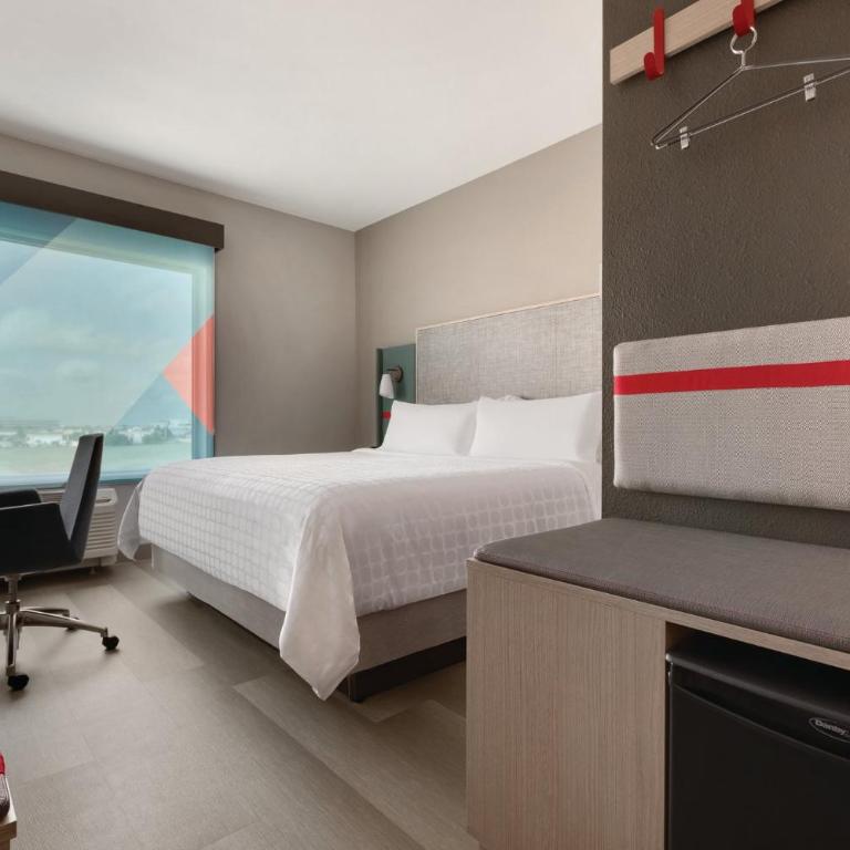 avid hotel Guadalajara Aeropuerto Norte - Habitación Estándar - Cama extragrande - 7