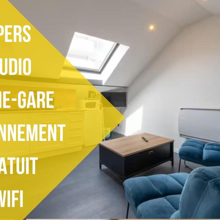 Studio D Quai de l Alma Mulhouse - Appartamento con 1 Camera da Letto - 1