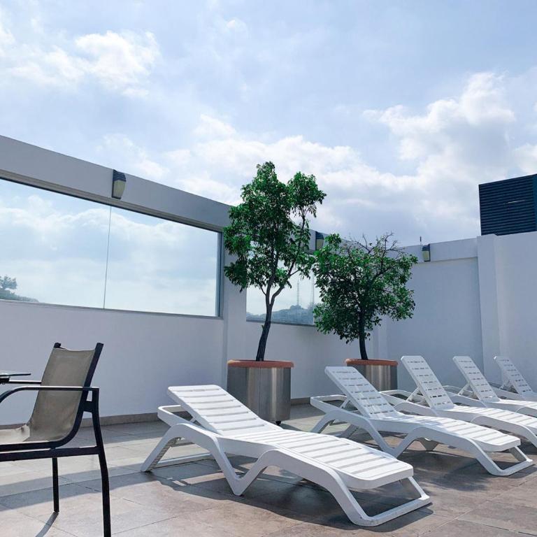 Departamento con Piscina, Jacuzzi y GYM - Two-Bedroom Apartment with River View - 55