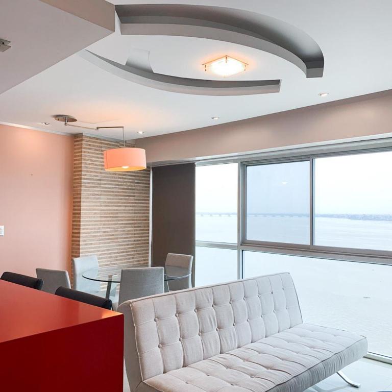 Departamento con Piscina, Jacuzzi y GYM - Two-Bedroom Apartment with River View - 32