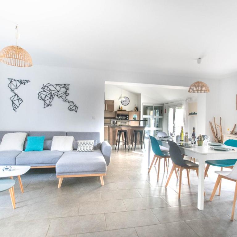 Villa Namibia - Jacuzzie - 500m Plage et Lac - Four-Bedroom House - 28