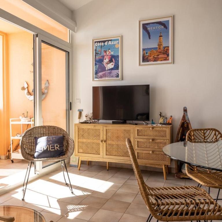 Le Bristol, vue mer panoramique, terrasse, parking - Apartment mit 2 Schlafzimmern - 33
