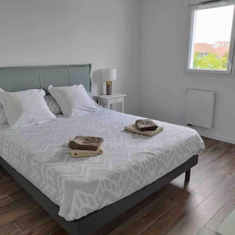 T2 centre ville Anglet dernier étage parking en sous-sol WIFI smart TV serviettes et draps inclus - Apartment mit 1 Schlafzimmer - 14