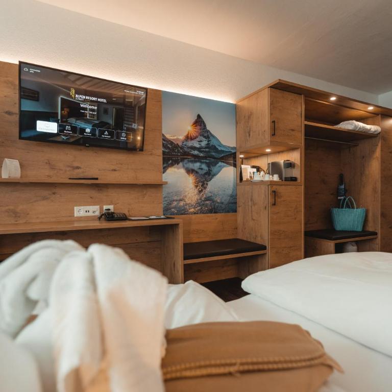Alpen Resort - Spa & Dining - Panorama Doppelzimmer mit Matterhornblick - 8
