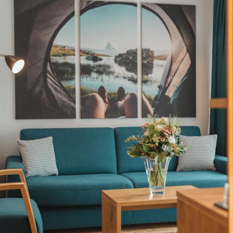 Alpen Resort - Spa & Dining - Familiensuite mit 2 Schlafzimmern und Gartenterrasse - 1