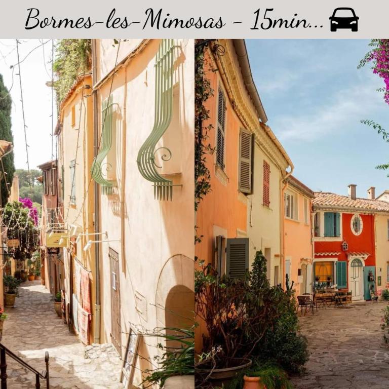 "OFFRE ANNIVERSARY GENIUS LONG SEJOUR" -- SPECIAL COUPLE -- CALME EN PLEIN COEUR DU VAR - Terrasse Sud - Lit Queen Size - Netflix - Climatisation & Wifi - Parking Privé -- A 2MIN CENTRE-VILLE et 6MIN MER & PORT - Apartamento de 1 dormitorio - 26