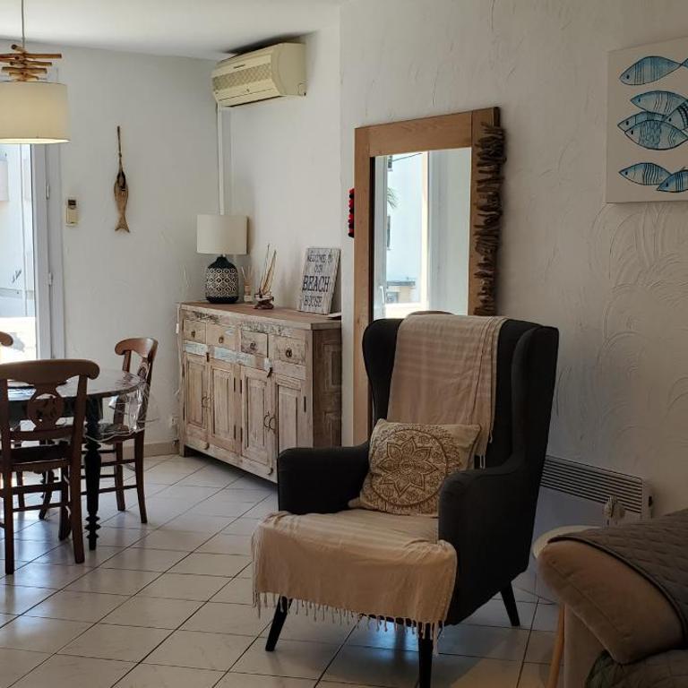 Frejus Plage a 50m des plages, 1er etage de villa - Apartment mit Meerblick - 15