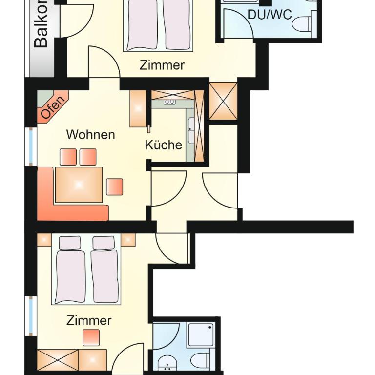 Haus Buchhammer - Comfort Apartment mit 2 Schlafzimmern - 1