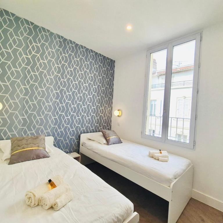 Luxury 3 bed 2 bath flat Cannes Croisette - Apartment mit 3 Schlafzimmern - 11