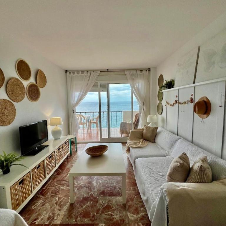Balcón sobre el Mar terraza vistas 1 línea playa - Two-Bedroom Apartment - 36