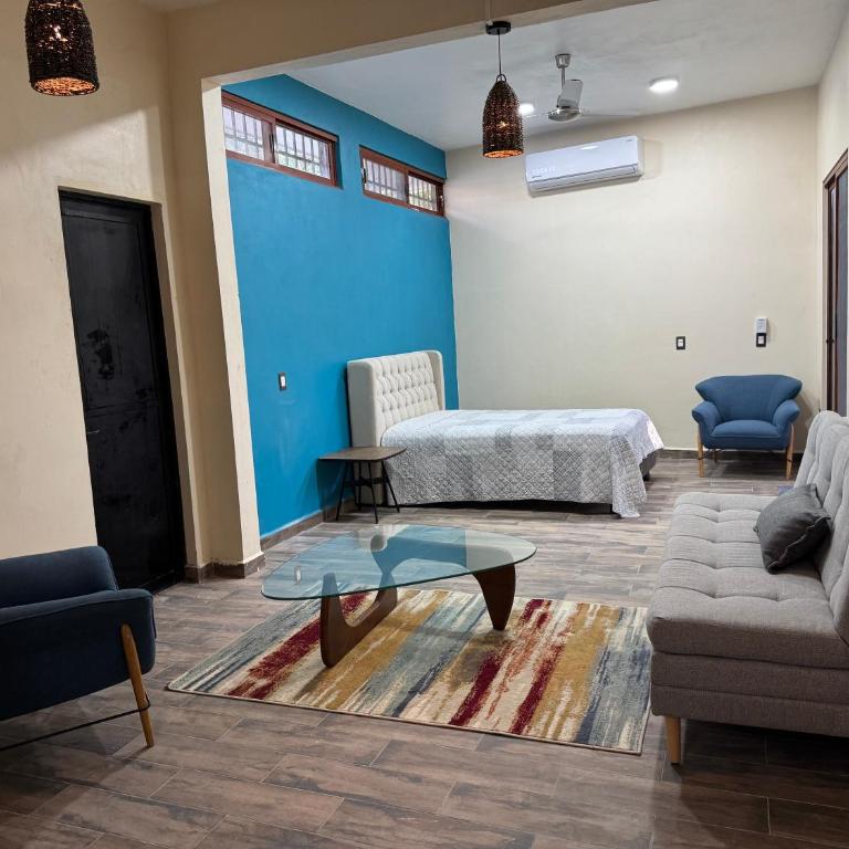 Casa Tatich Bacalar - Double Room with Private Bathroom - 1