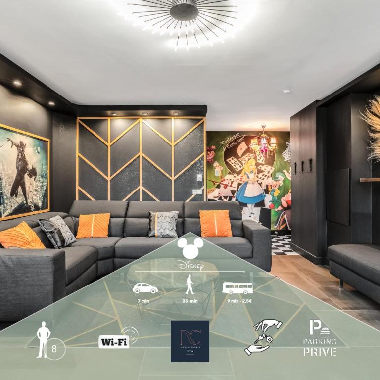 Disneyland-Dream 8 pers,2 parking, Wifi - Appartamento con 3 Camere da Letto - 1