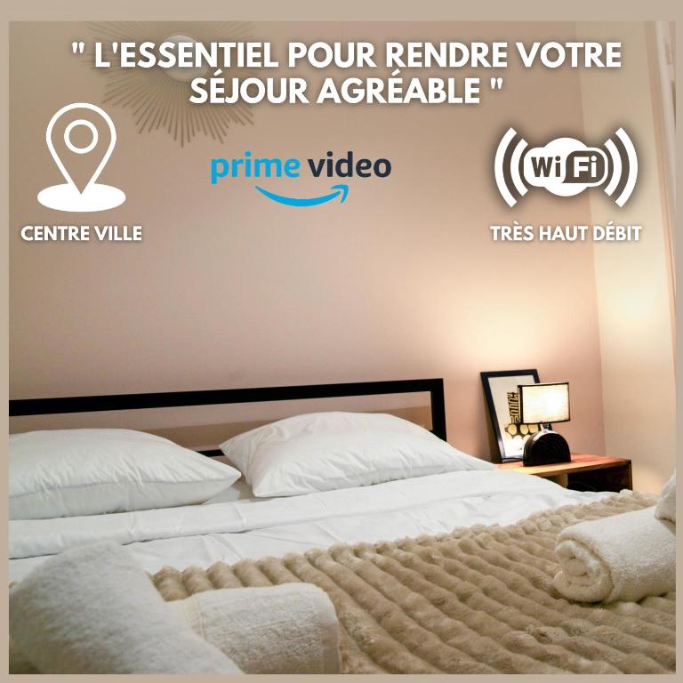 Le Jaude, T2 rénové Centre ville I WIFI Confort et cosy - Apartment mit 1 Schlafzimmer und Gartenblick - 17