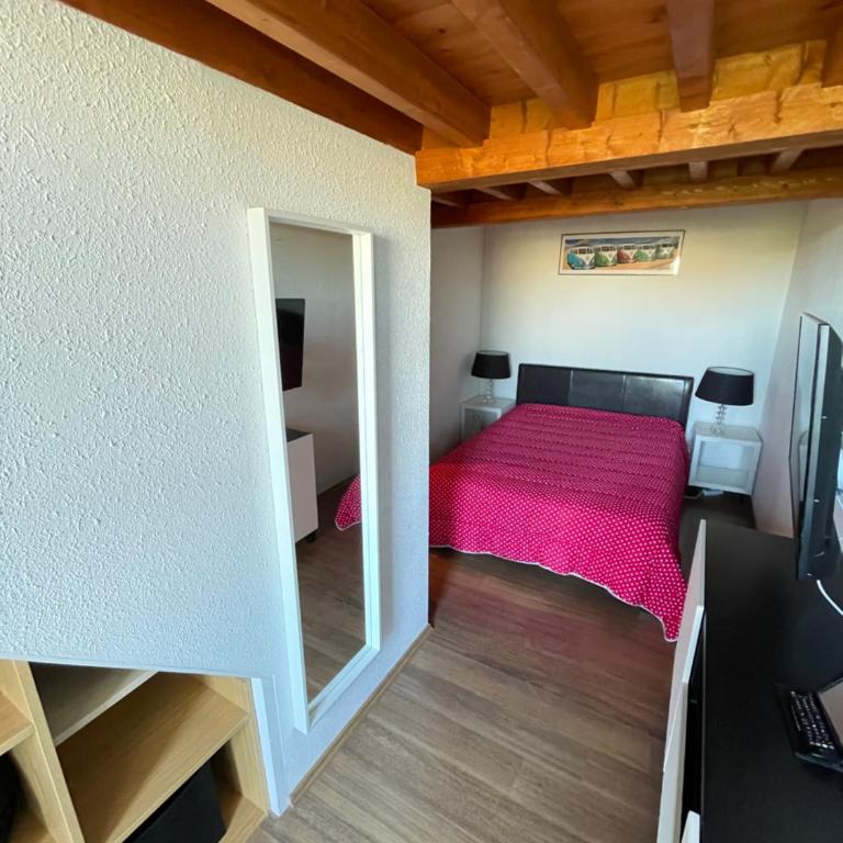 Réf 263, Seignosse océan, Villa Patio classée 3 étoiles avec Wifi à 150m de la plage, en bordure de forêt avec place de parking et piscine commune - One-Bedroom Villa - 6