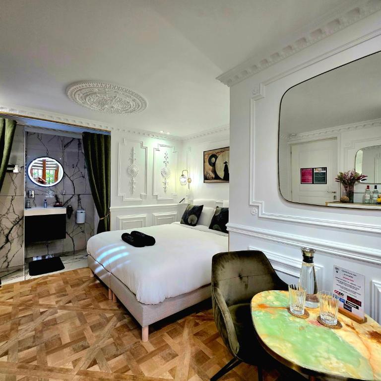 La Belle Endormie B&B French Guest house - Chambre Double avec Salle de Bains Privative - 4