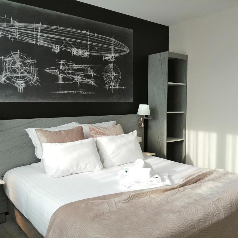 L'AEROGARE Amboise - Chambre Lit King-Size - Accessible aux Personnes à Mobilité Réduite - 4