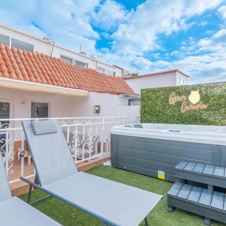 Private Jacuzzi with sea view and pool - Apartamento de 1 dormitorio - 2